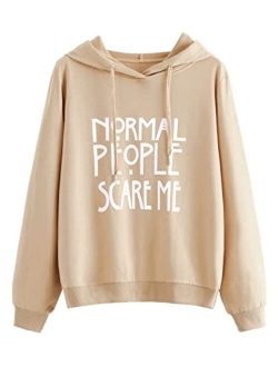 Sweatshirt Women's Pullover Sweatshirt Letter Print Hoodie