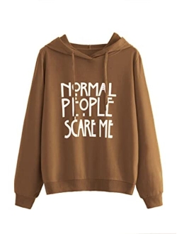 Sweatshirt Women's Pullover Sweatshirt Letter Print Hoodie