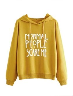 Sweatshirt Women's Pullover Sweatshirt Letter Print Hoodie