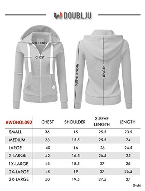 NINEXIS Womens Long Sleeve Zip Up Hoodie Top Color Block Basic Casual Hooded Sweatshirt