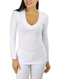 ToBeInStyle Women's Long Sleeve V-Neck T-Shirt