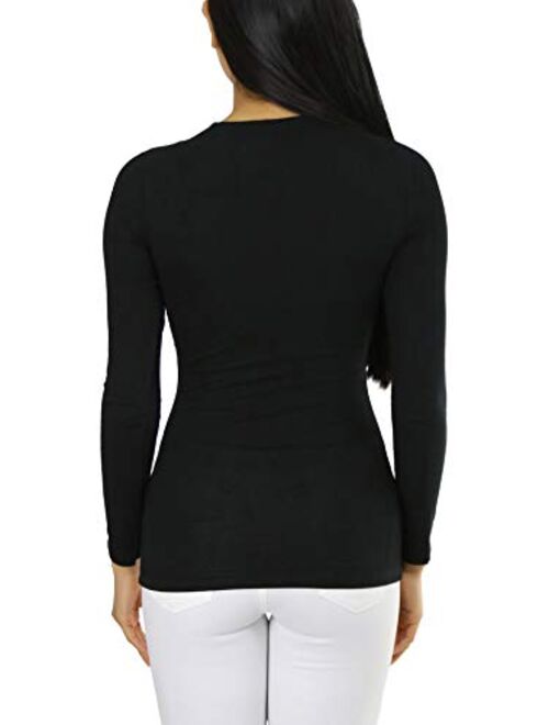 ToBeInStyle Women's Long Sleeve V-Neck T-Shirt