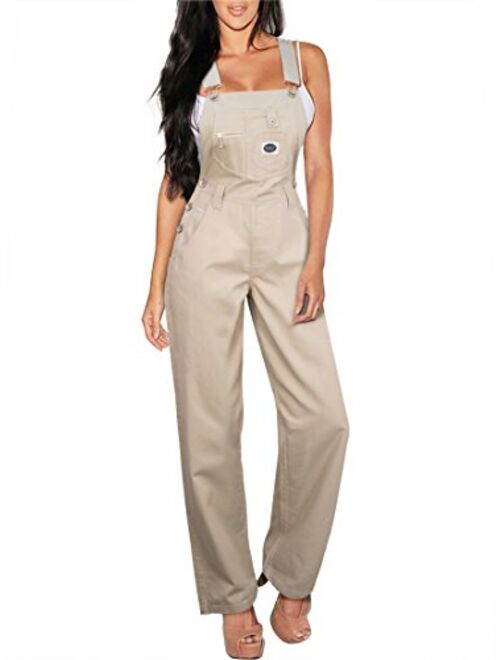 Hybrid & Company Womens Super Comfy Stretch Ripped Denim Jumpsuit Overalls, Shortals