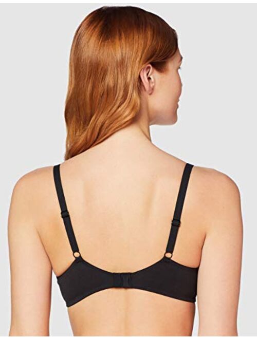 Iris & Lilly Women's T-Shirt Bra, Pack of 2