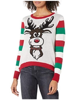 Ugly Christmas Sweater Company Women's Assorted Pullover Xmas Sweaters-Juniors