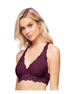 Jenny Jen Lace Bralette, Mia Sexy Hourglass Racerback Bralettes for Women, Size S-XL for A to D Cups