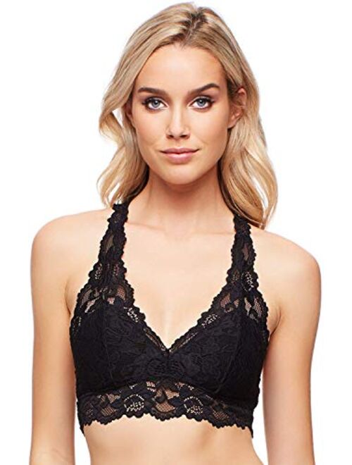 Jenny Jen Lace Bralette, Mia Sexy Hourglass Racerback Bralettes for Women, Size S-XL for A to D Cups