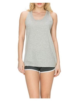 EttelLut Cotton Loose Fit Tank Tops-Relaxed Athletic Workout Flowy for Women