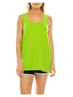 EttelLut Cotton Loose Fit Tank Tops-Relaxed Athletic Workout Flowy for Women