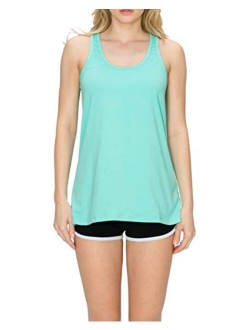 EttelLut Cotton Loose Fit Tank Tops-Relaxed Athletic Workout Flowy for Women