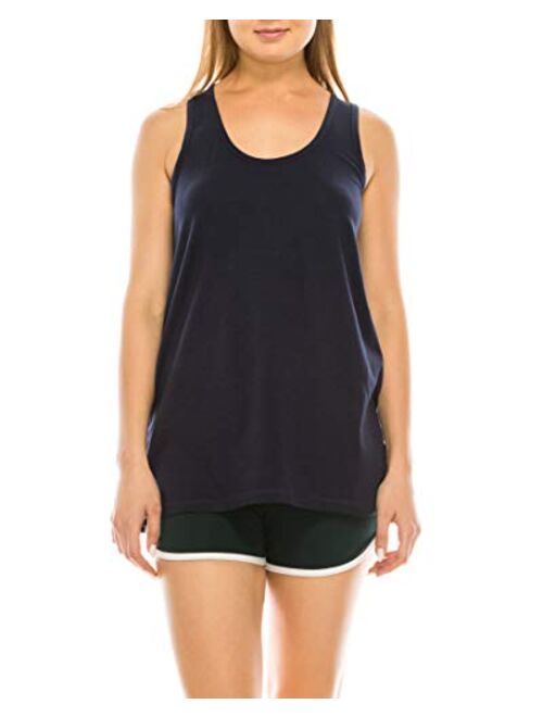 EttelLut Cotton Loose Fit Tank Tops-Relaxed Athletic Workout Flowy for Women