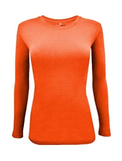 Natural Uniforms Women's Long Sleeve Underscrub Stretch T-Shirt Scrub Top