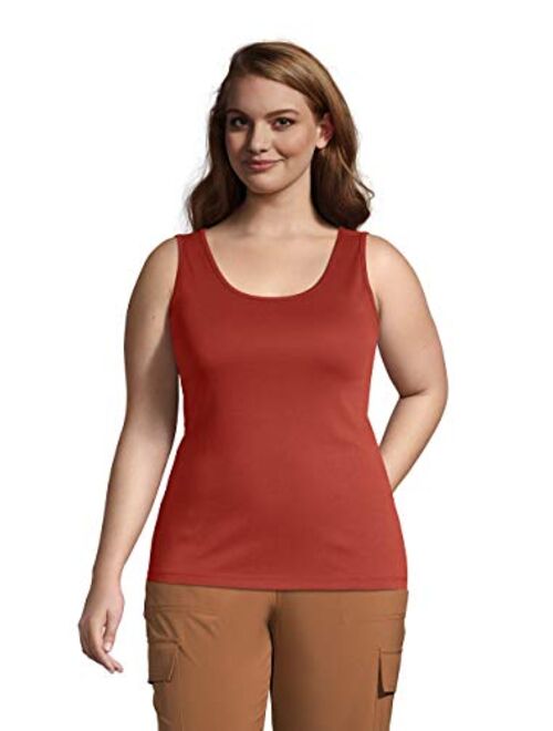 Lands' End Women's Cotton Tank Top