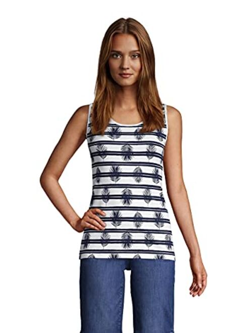 Lands' End Women's Cotton Tank Top