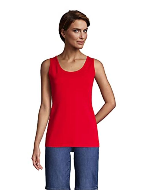 Lands' End Women's Cotton Tank Top