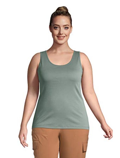 Lands' End Women's Cotton Tank Top