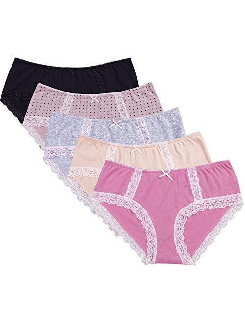 LYYTHAVON Womens Underwear Breathable Cotton Brief Ladies Panties