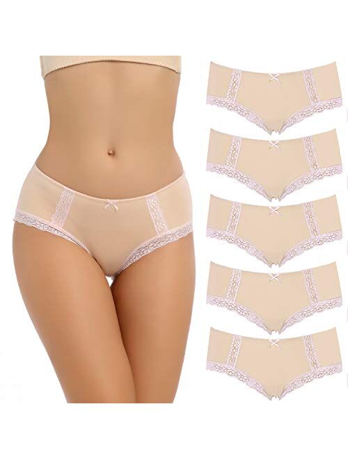 LYYTHAVON Womens Underwear Breathable Cotton Brief Ladies Panties