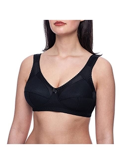 frugue Women's Wireless Plus Size Unlined Minimizer Full