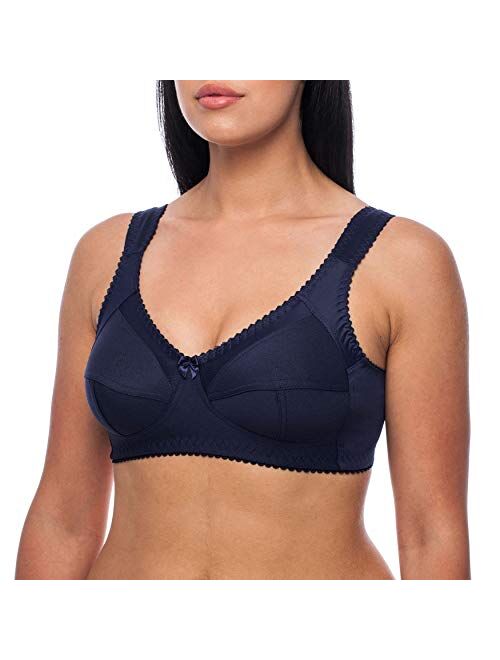 frugue Women's Wireless Plus Size Unlined Minimizer Full