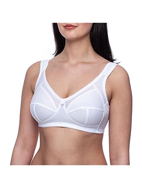 frugue Women's Wireless Plus Size Unlined Minimizer Full