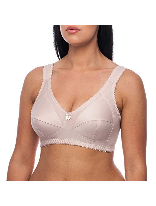 frugue Women's Wireless Plus Size Unlined Minimizer Full