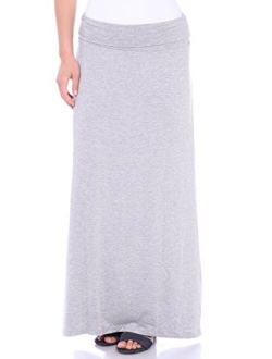 Popana Womens Casual Long Convertible Maxi Skirt Summer Beach Cover Up Made in USA