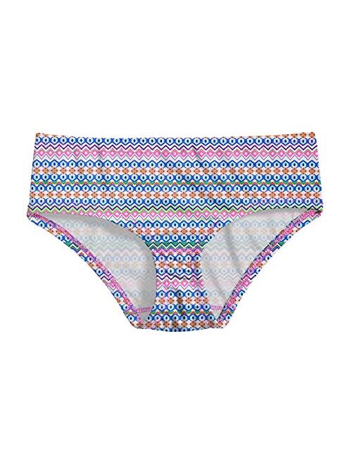 City Threads Girls' Swimming Bottom UPF50+ Rash Guard Swim Brief