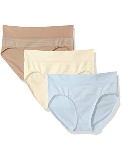 Women's Blissful Benefits Seamless Hipster Panty 3 Pack