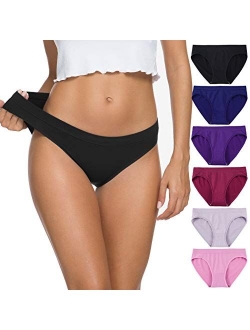 Wealurre Womens Hipster Panties Underwear Low Rise Bikini Panty Multipack