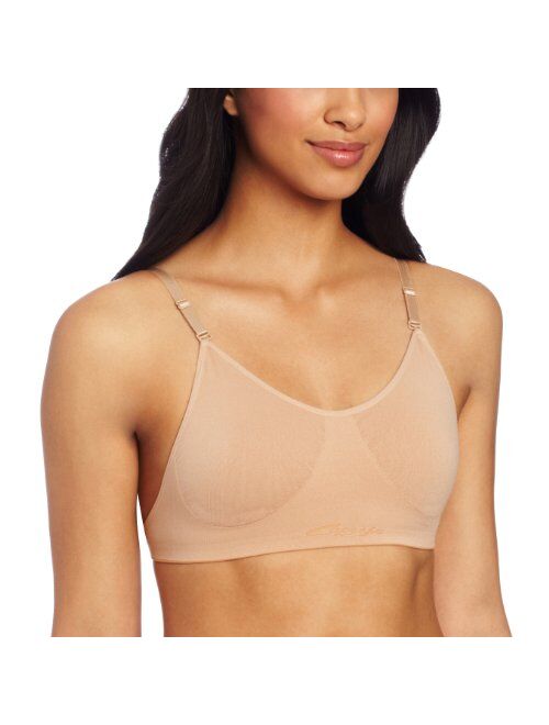 Capezio Women's Seamless Clear Back Bra With Transition Straps