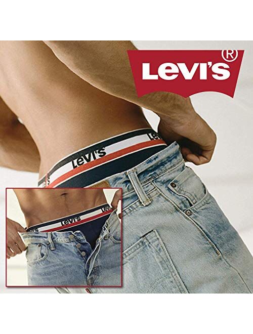 Levi's Mens Stretch Boxer Brief Underwear Breathable Stretch Underwear 4 Pack