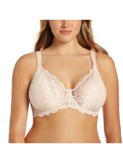 Leading Lady Women's Plus-Size Padded Lace Underwire Bra