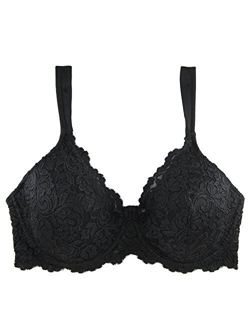 Leading Lady Women's Plus-Size Padded Lace Underwire Bra