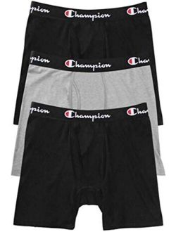 Champion Elite Men's Boxer Briefs 10-Pack All Day Comfort Double Dry X-Temp  Slightly Imperfect at  Men's Clothing store
