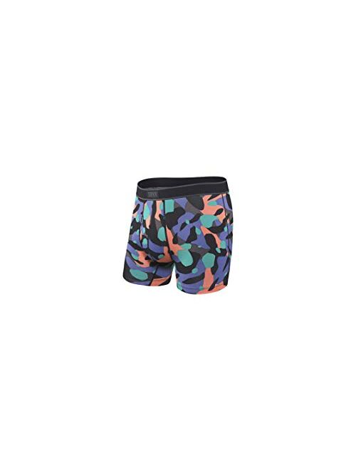 Saxx Underwear Men's Boxer Briefs - Daytripper Boxer Briefs with Built-in Ballpark Pouch Support