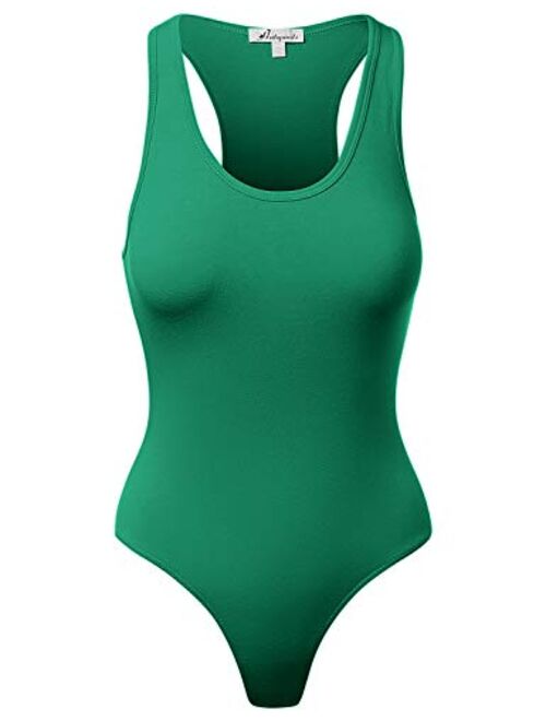 HATOPANTS Women's Jumpsuit Racerback Tank Top Bodysuits