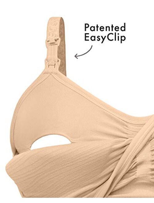 Kindred Bravely Sublime Hands Free Pumping Bra | Patented All-in-One Pumping & Nursing Bra with EasyClip