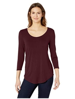 Women's 3/4 Sleeve Scoopneck Tunic