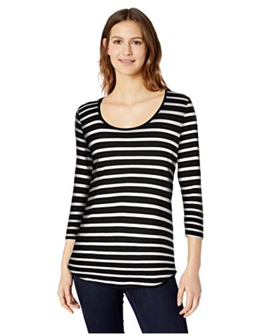 Amazon Essentials Women's 3/4 Sleeve Scoopneck Tunic