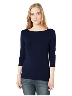 Women's 3/4 Sleeve Boatneck T-Shirt