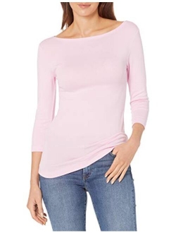 Women's 3/4 Sleeve Boatneck T-Shirt