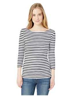 Women's 3/4 Sleeve Boatneck T-Shirt