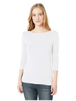 Women's 3/4 Sleeve Boatneck T-Shirt