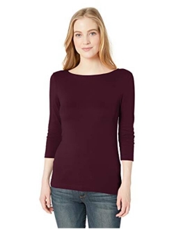 Women's 3/4 Sleeve Boatneck T-Shirt