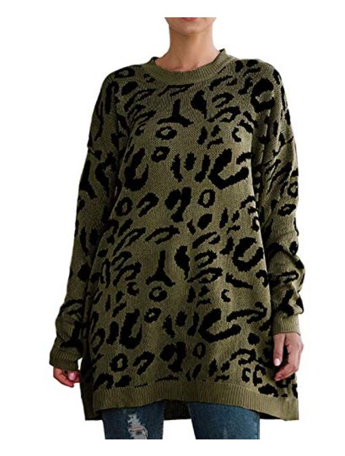 Rdfmy Women's Lace Long Sleeve Tops Casual Round Neck Top Blouses