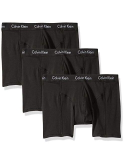 Men's Cotton Solid Underwear CK Axis 3 Pack Boxer Briefs