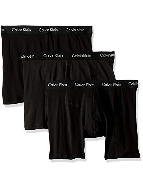 Calvin Klein Men's Cotton Solid Underwear CK Axis 3 Pack Boxer Briefs