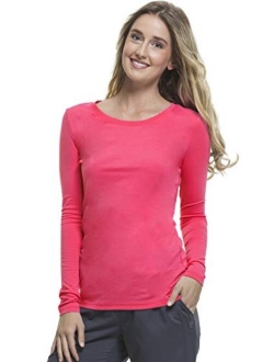 healing hands Knits Womens Melissa Tee Long Sleeve Medical Scrub Tee