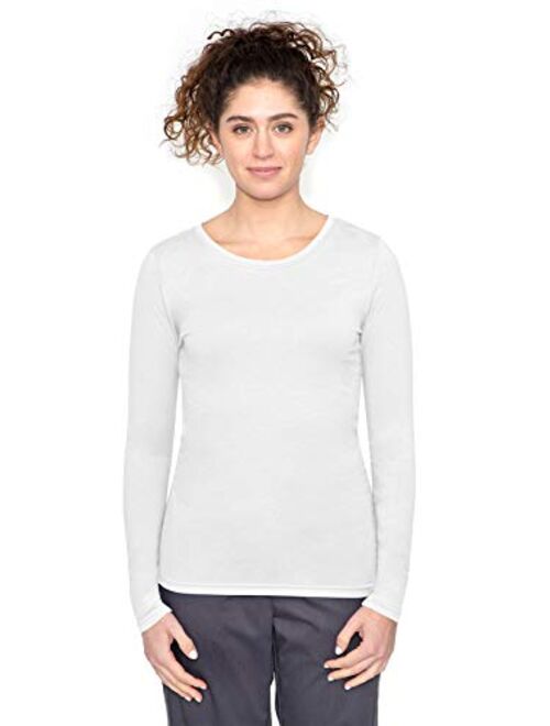 healing hands Knits Womens Melissa Tee Long Sleeve Medical Scrub Tee